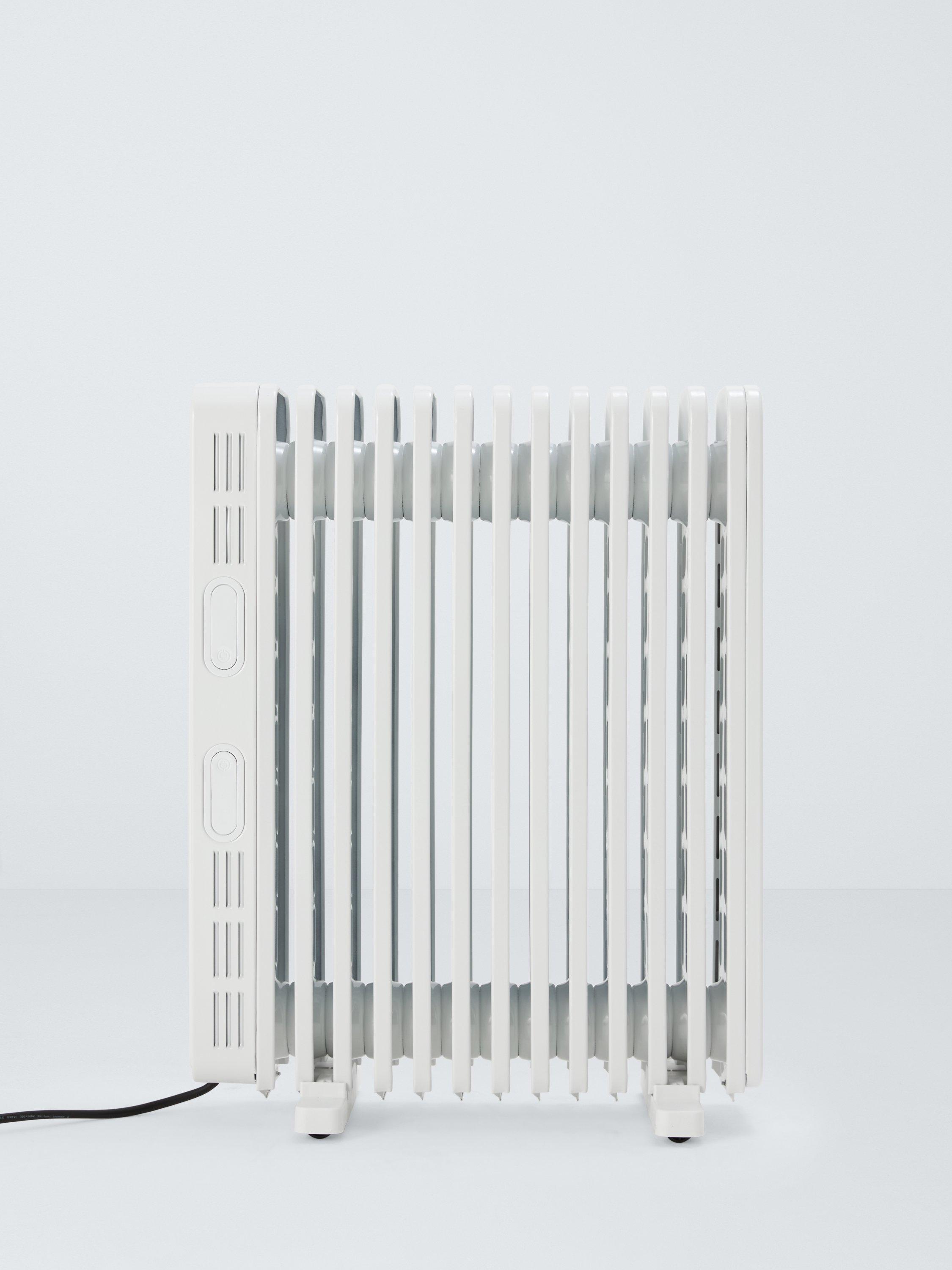 John Lewis white digital oil filled radiator, UK version