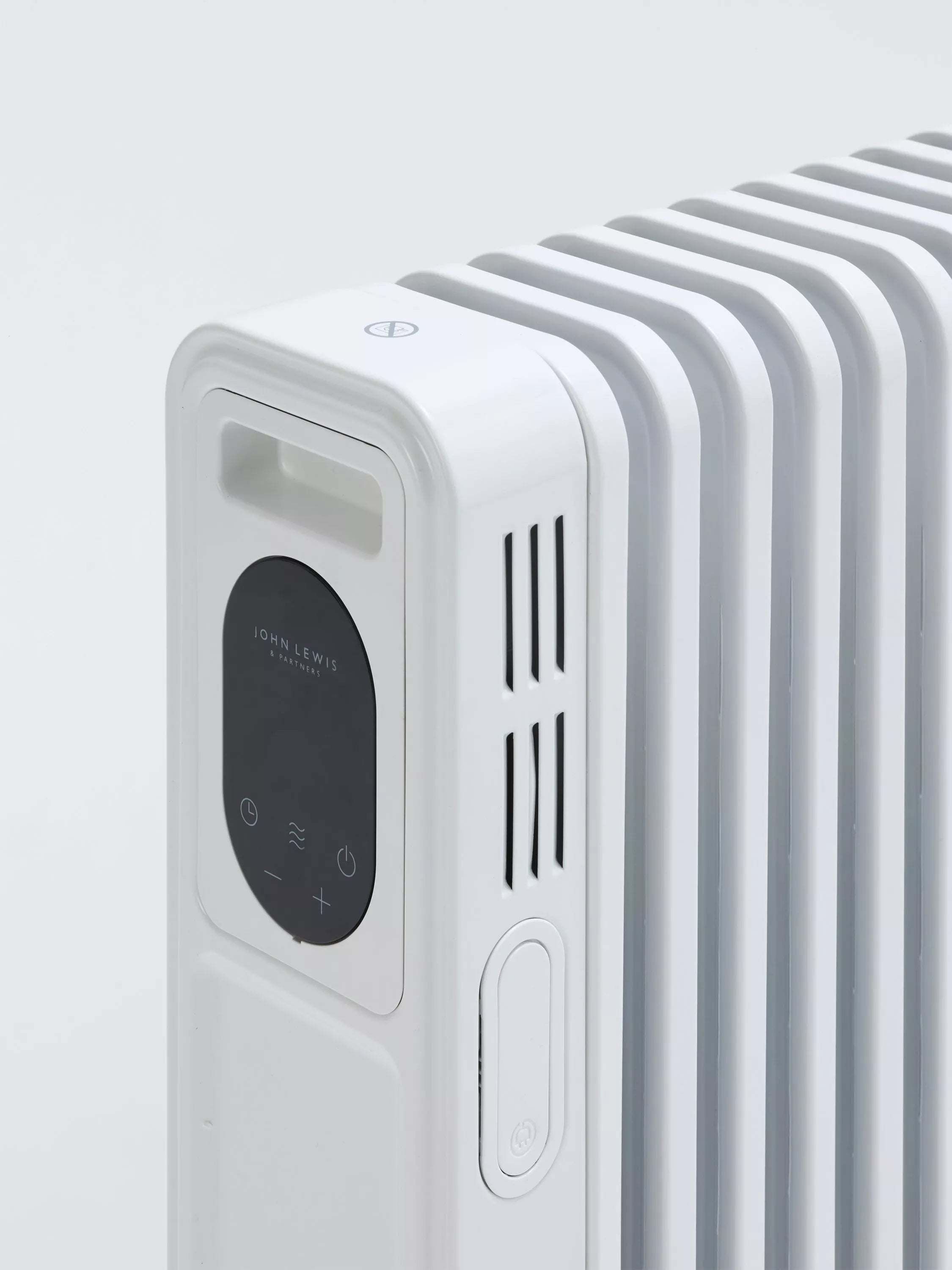 John Lewis white digital oil filled radiator, UK version