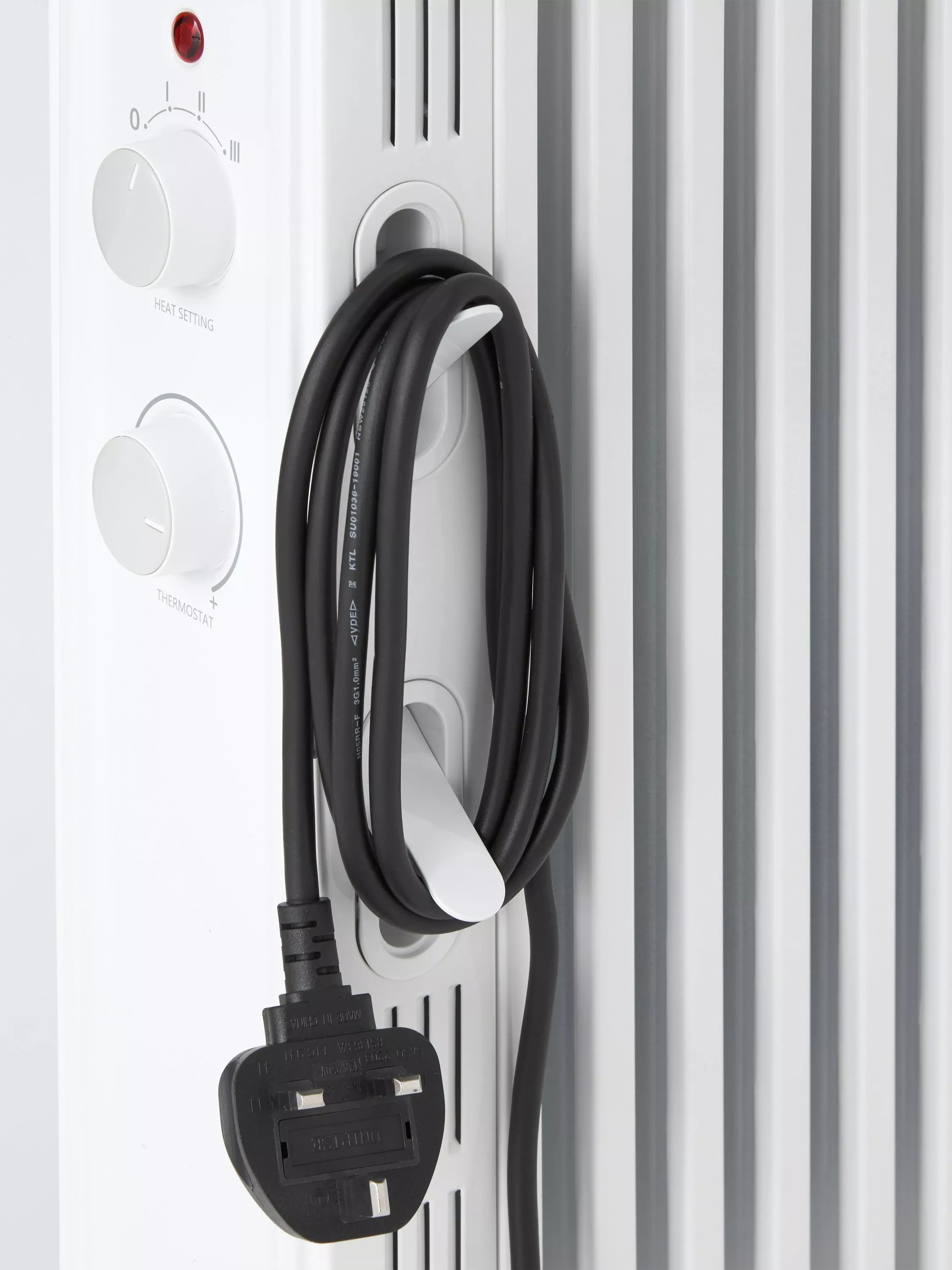 John Lewis oil filled radiator white UK version