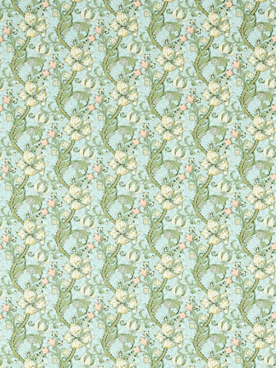 John Lewis Clarke & Clarke Golden Lily Apple Blush Tablecloth Fabric 130cm- Buy online at McGrocer