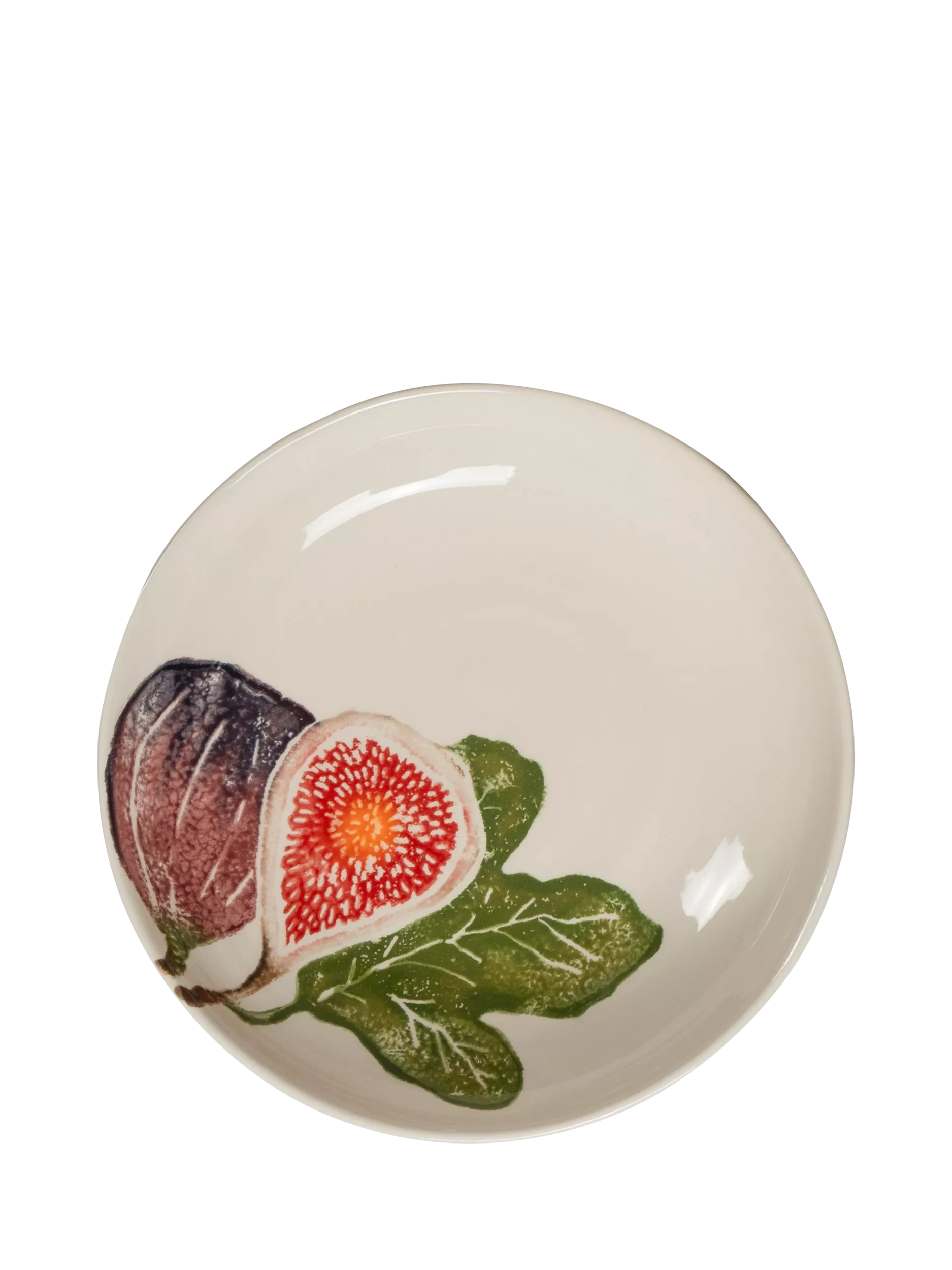 BlissHome earthenware supper bowl fig design 24cm (British brand)