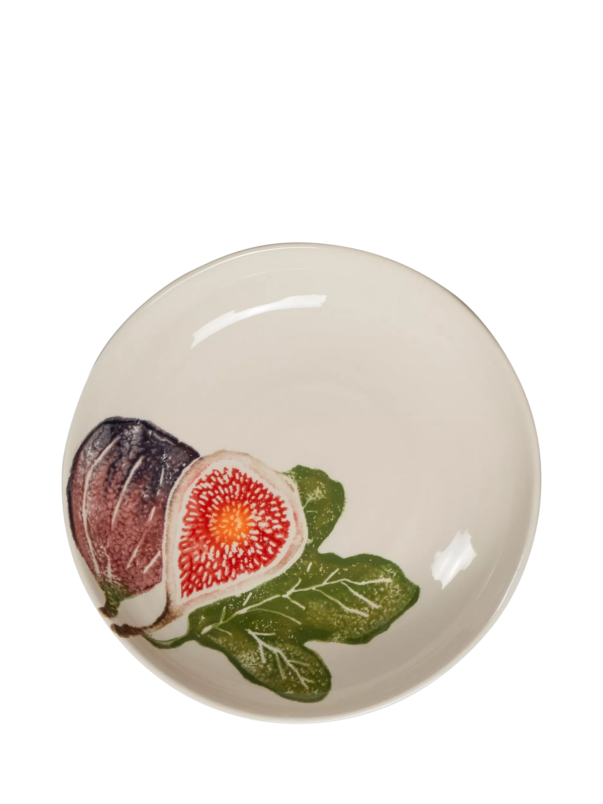 BlissHome earthenware supper bowl fig design 24cm (British brand)