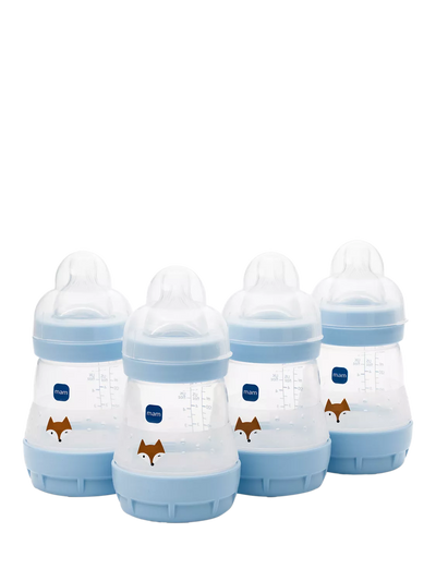 John Lewis MAM Easy Start Anti-Colic Self-Sterilising Baby Bottles 160ml Pack of 4- Buy online at McGrocer
