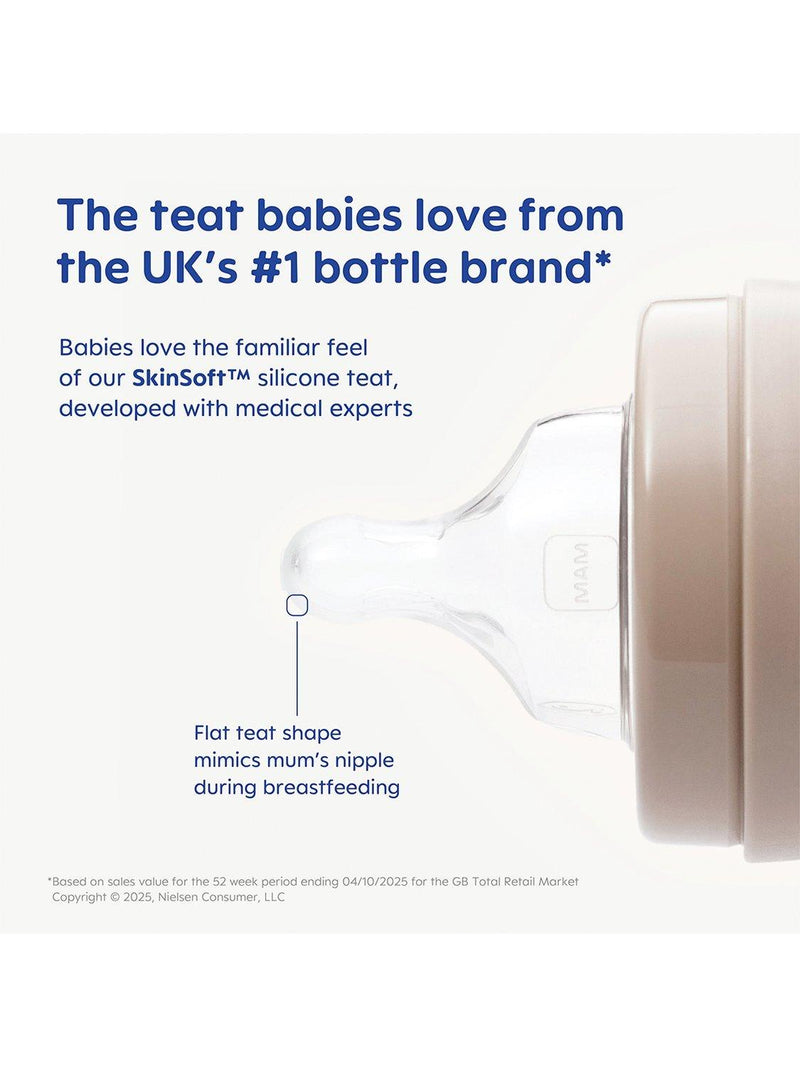 MAM Easy Active baby bottle 270ml pack of 2 (British brand)