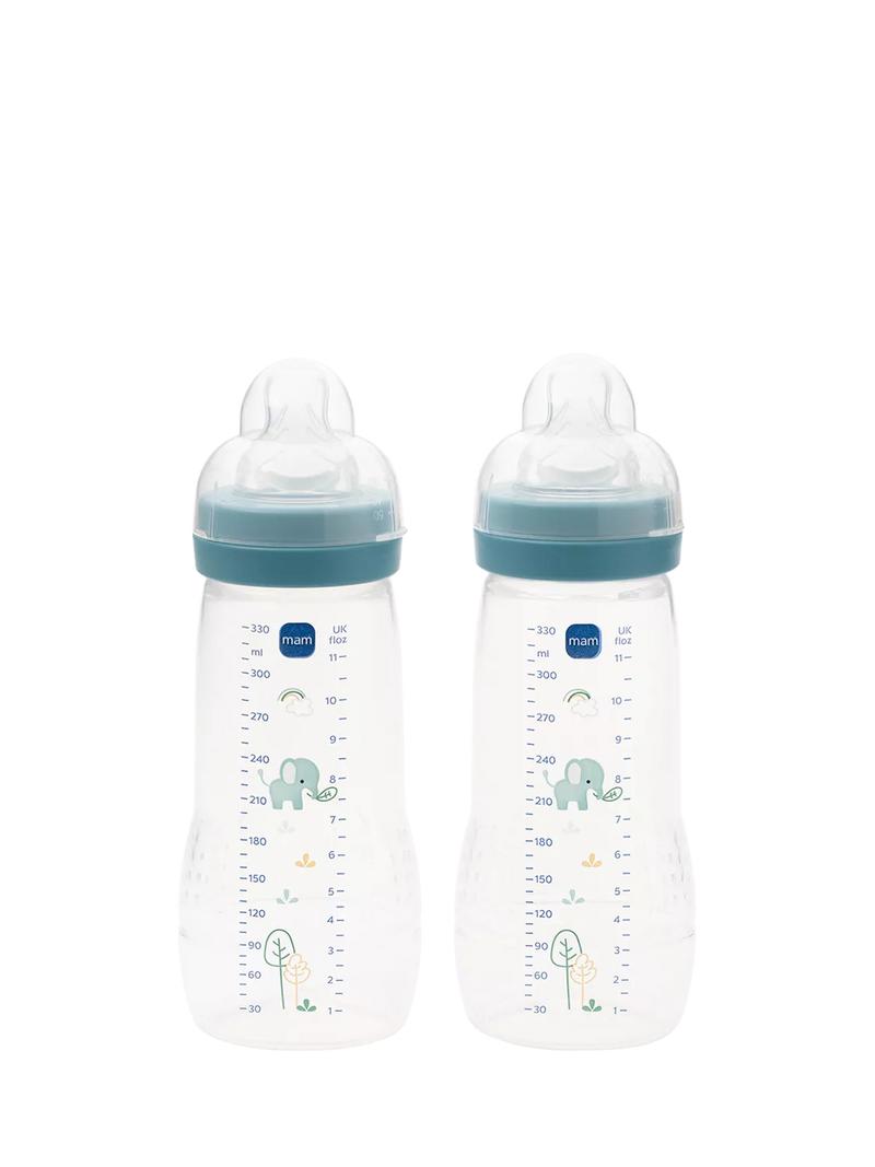 MAM Easy Active baby bottles 330ml pack of 2, UK version