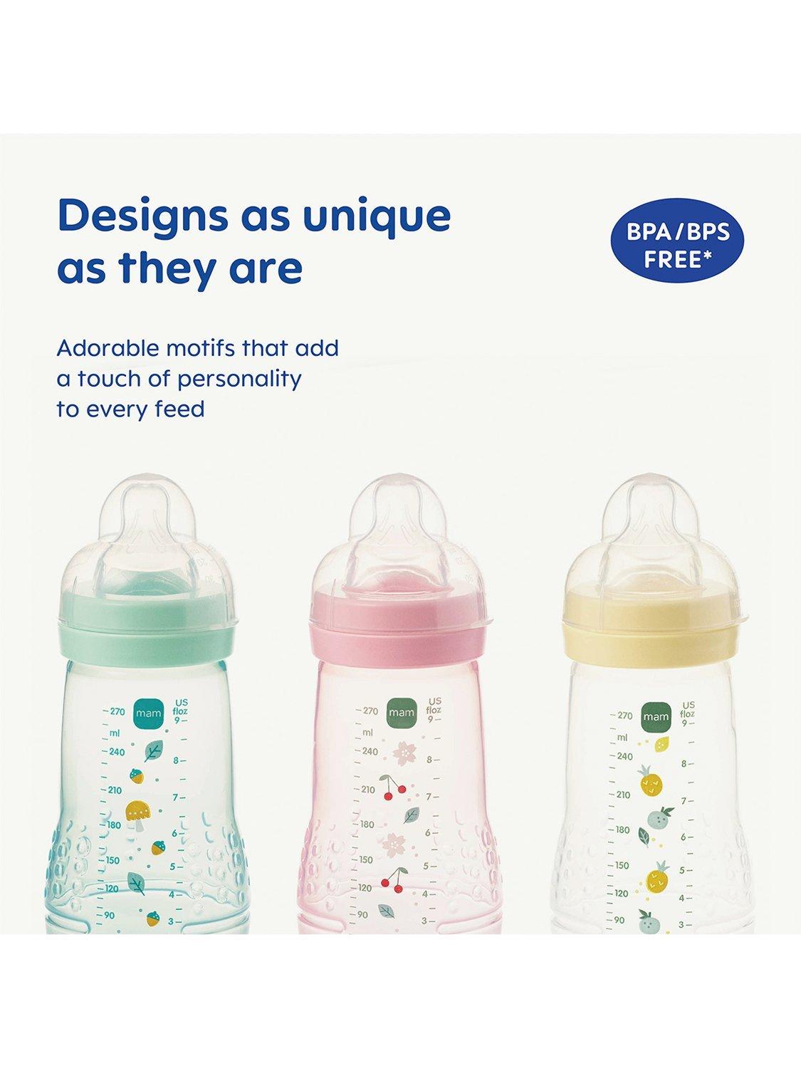 MAM Easy Active baby bottles 330ml pack of 2, UK version