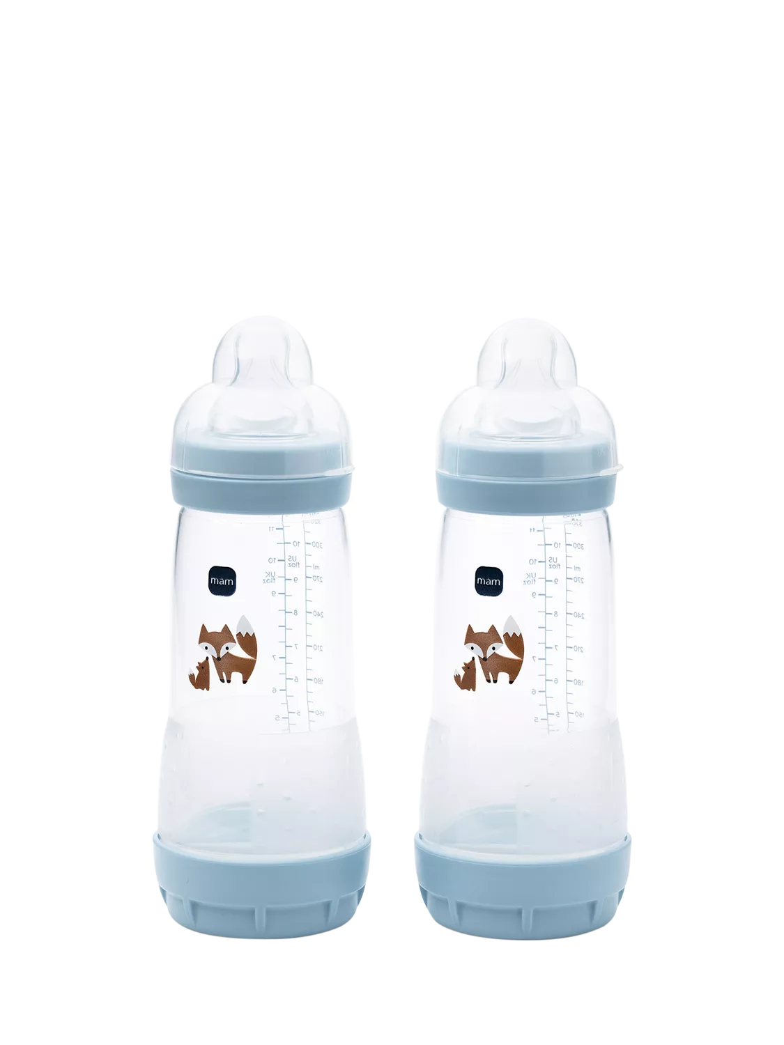MAM Easy Start Anti-Kolik selbst-sterilisierende Babyflasche, 2er-Pack, 320ml