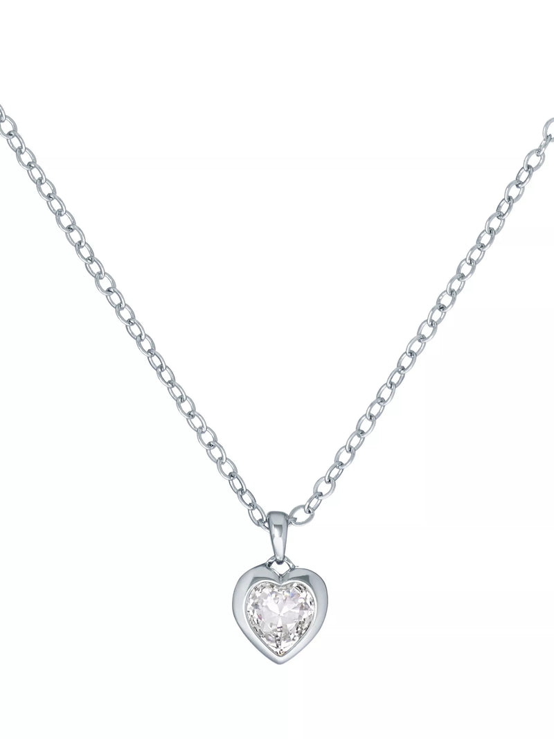 Ted Baker Hannela Crystal Heart Pendant Necklace, 42-47cm Chain