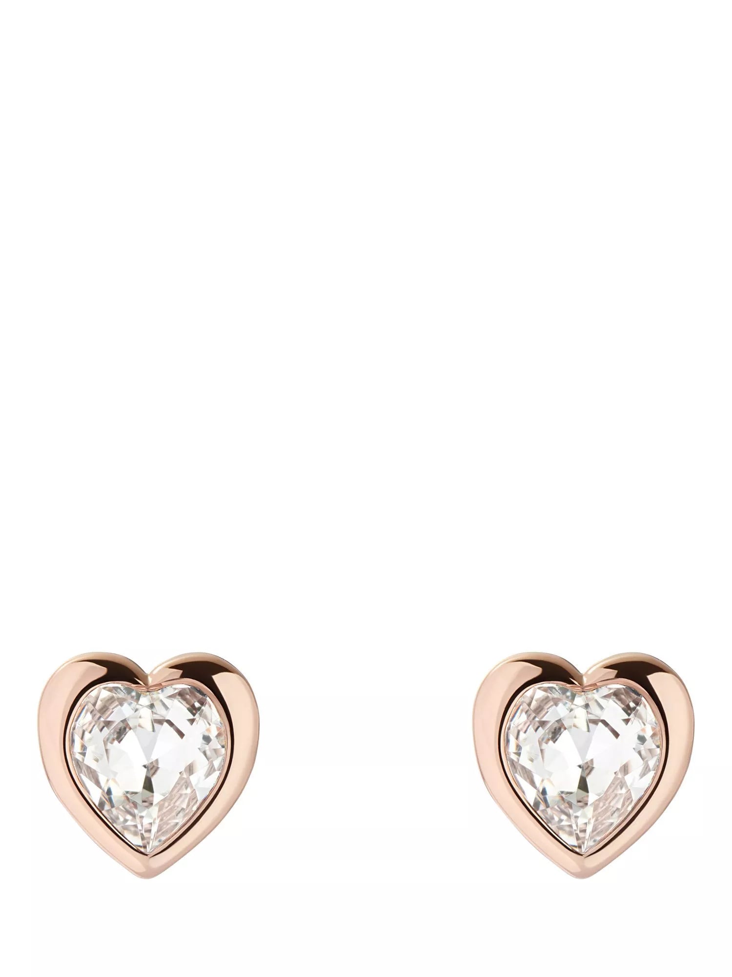 Ted Baker Han Crystal Heart Stud Earrings