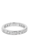 Pre-loved Tiffany & Co. diamond eternity ring in platinum (British brand)