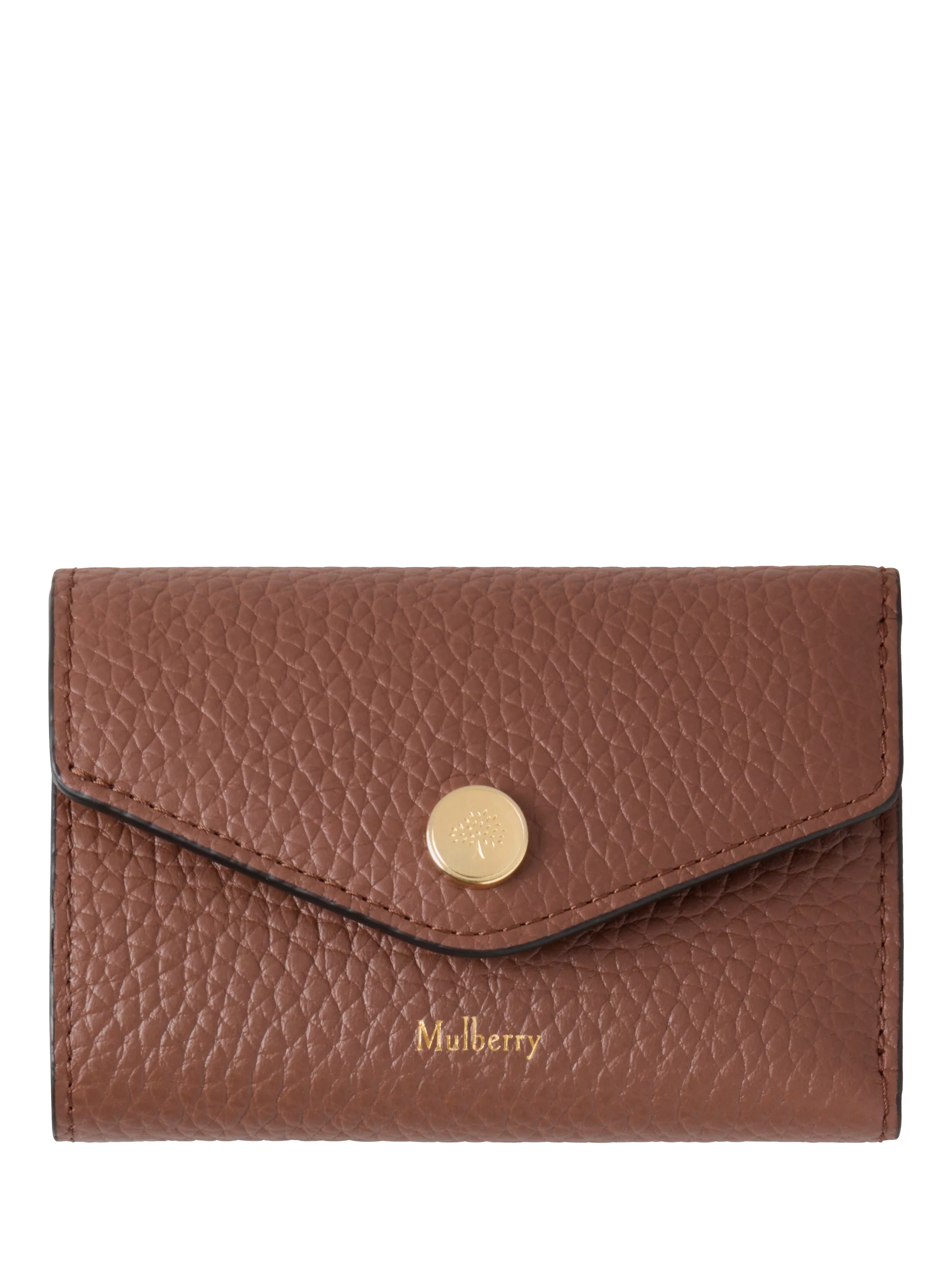 Mulberry Folded Multi-Card Heavy Grain Leather Wallet