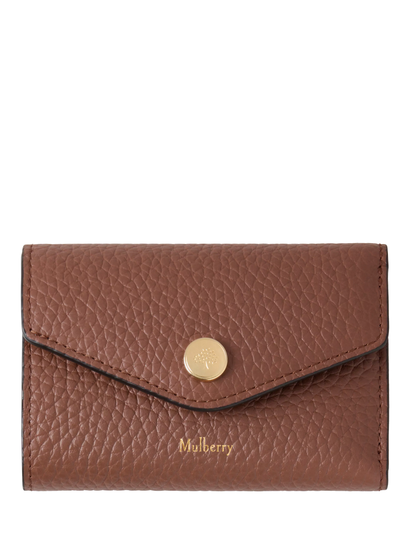 Mulberry Folded Multi-Card Heavy Grain Leather Wallet