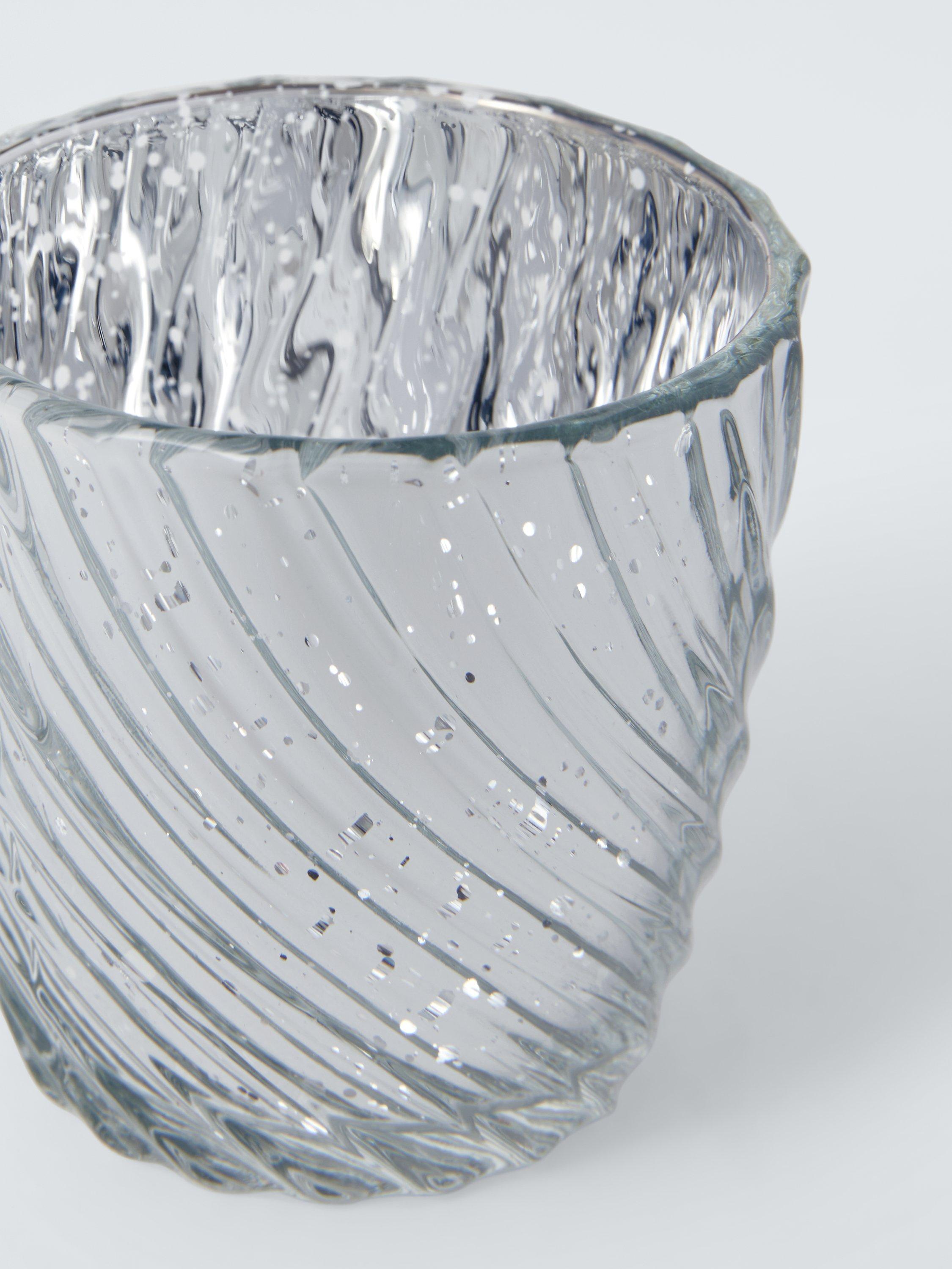 John Lewis shimmer ripple tealight candle holder, UK version