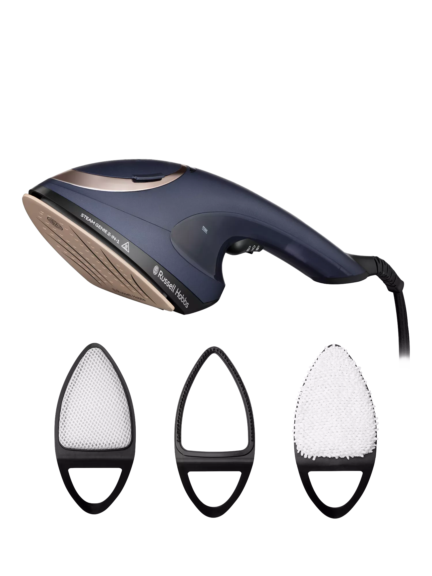 Russell Hobbs Steam Genie 2-in-1 handheld steamer blue - British product