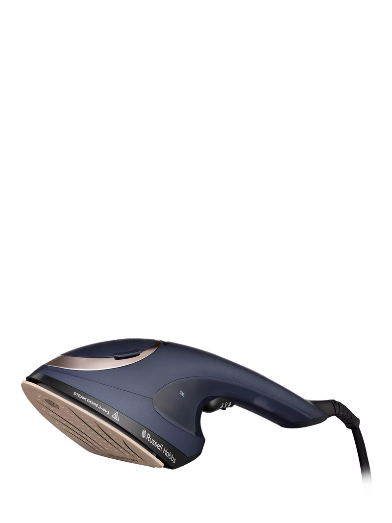 Russell Hobbs Steam Genie 2-in-1 handheld steamer blue - British product