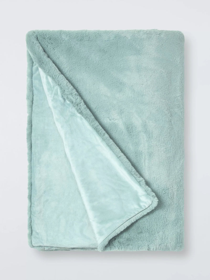 John Lewis Faux Fur Throw 200 x 150cm