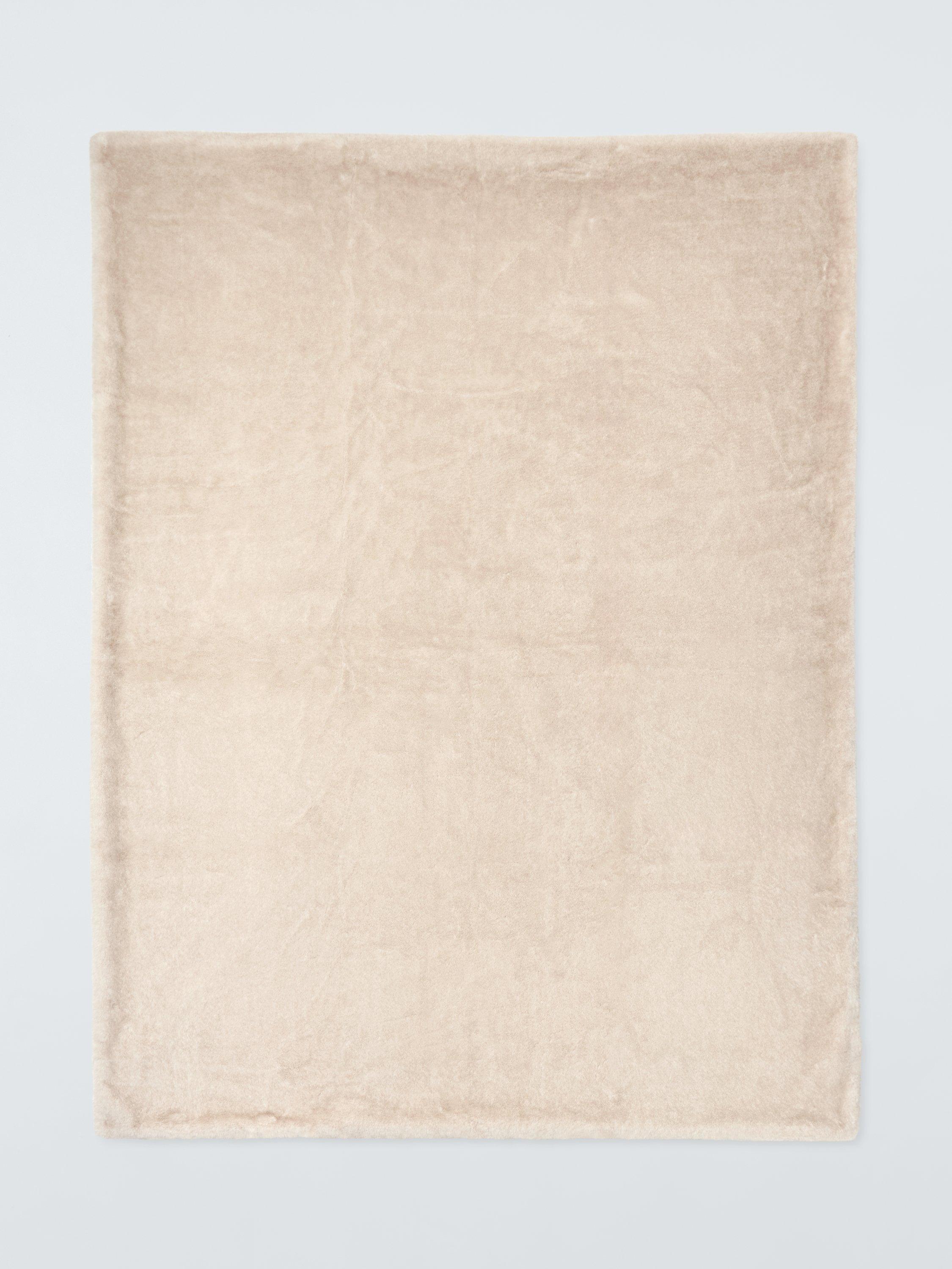 John Lewis faux fur throw champagne 200x150cm - British product