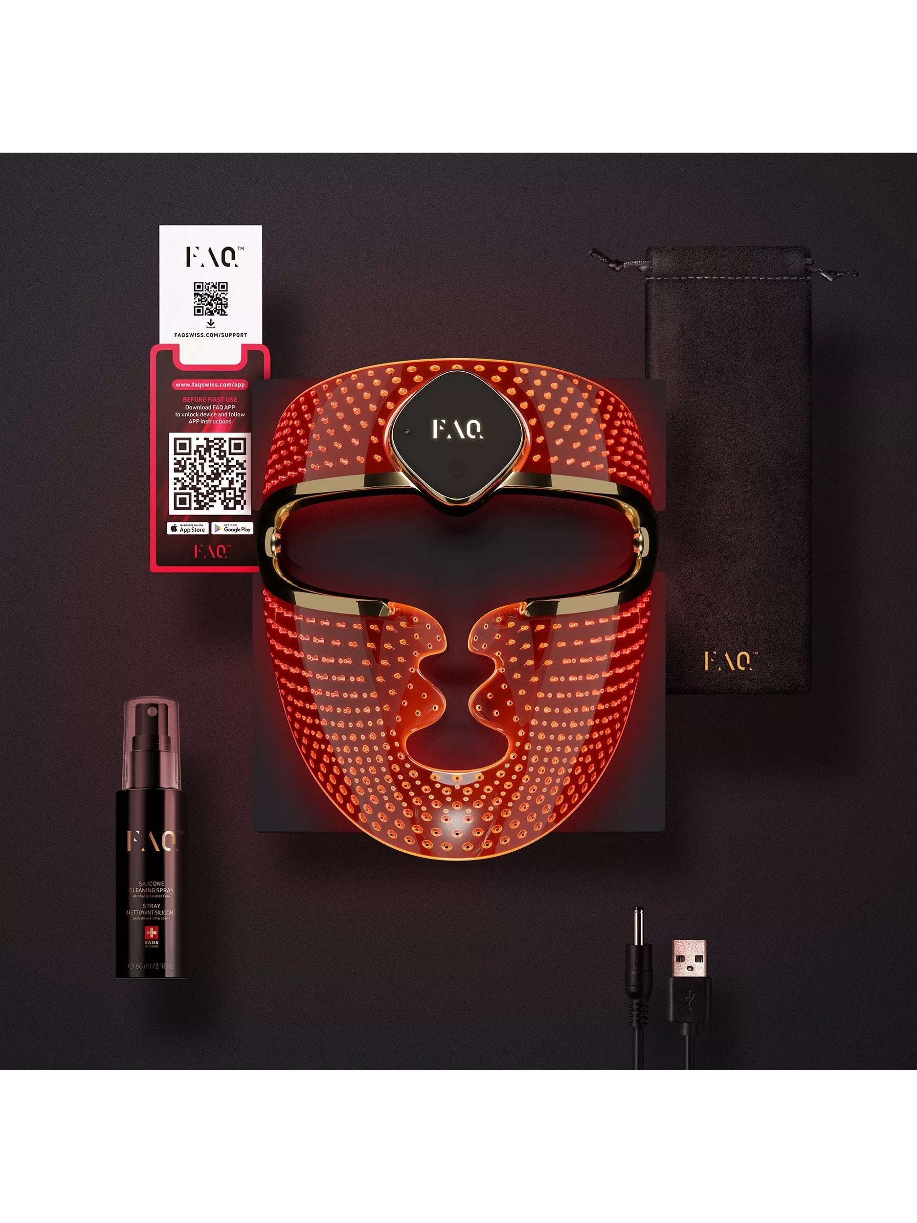 FOREO FAQ 202 LED face mask treatment - British product