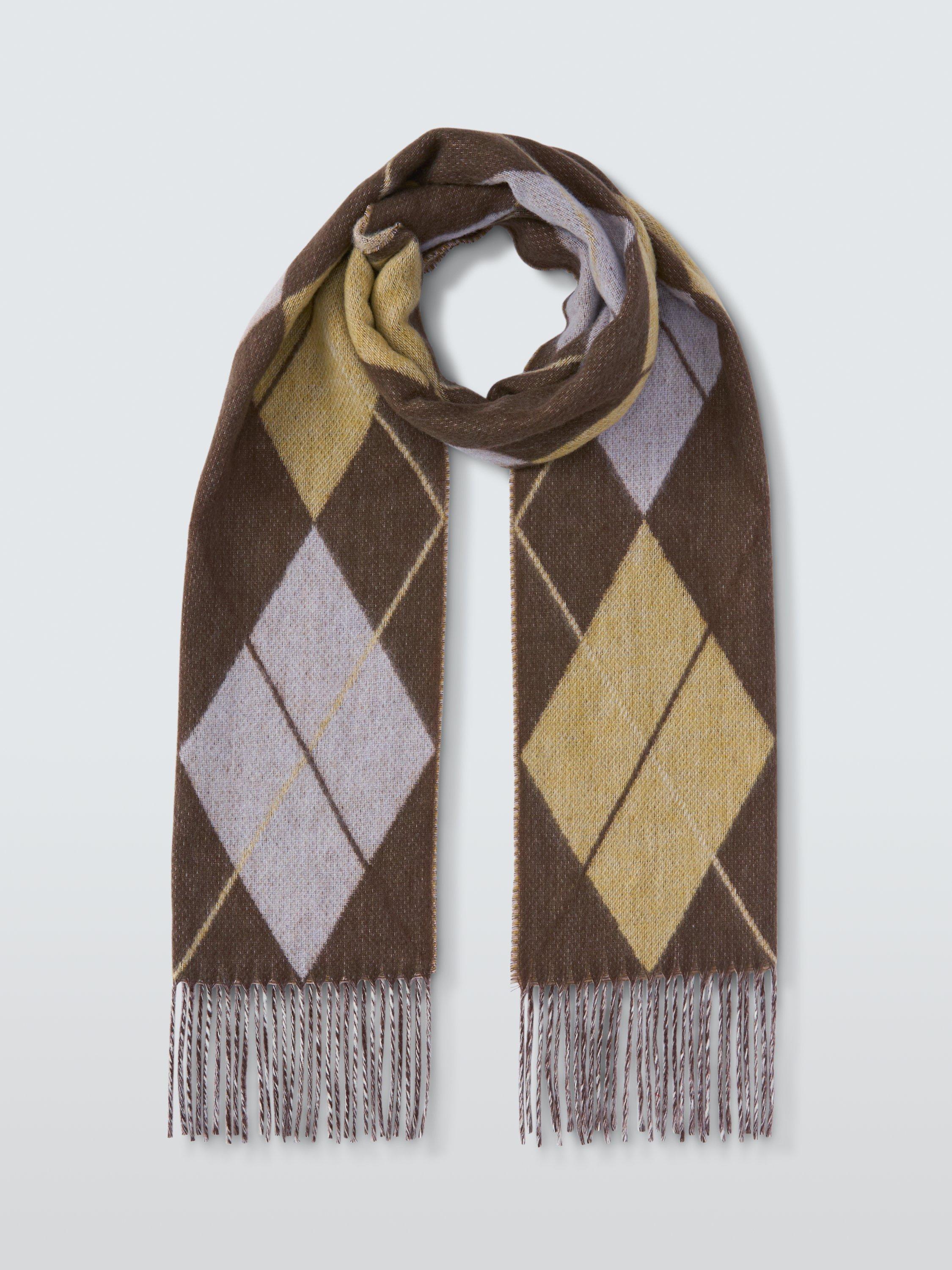 John Lewis Argyle scarf multi 28x180cm - British product