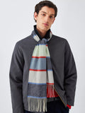 John Lewis Striped Cashmink Scarf Multi - British product