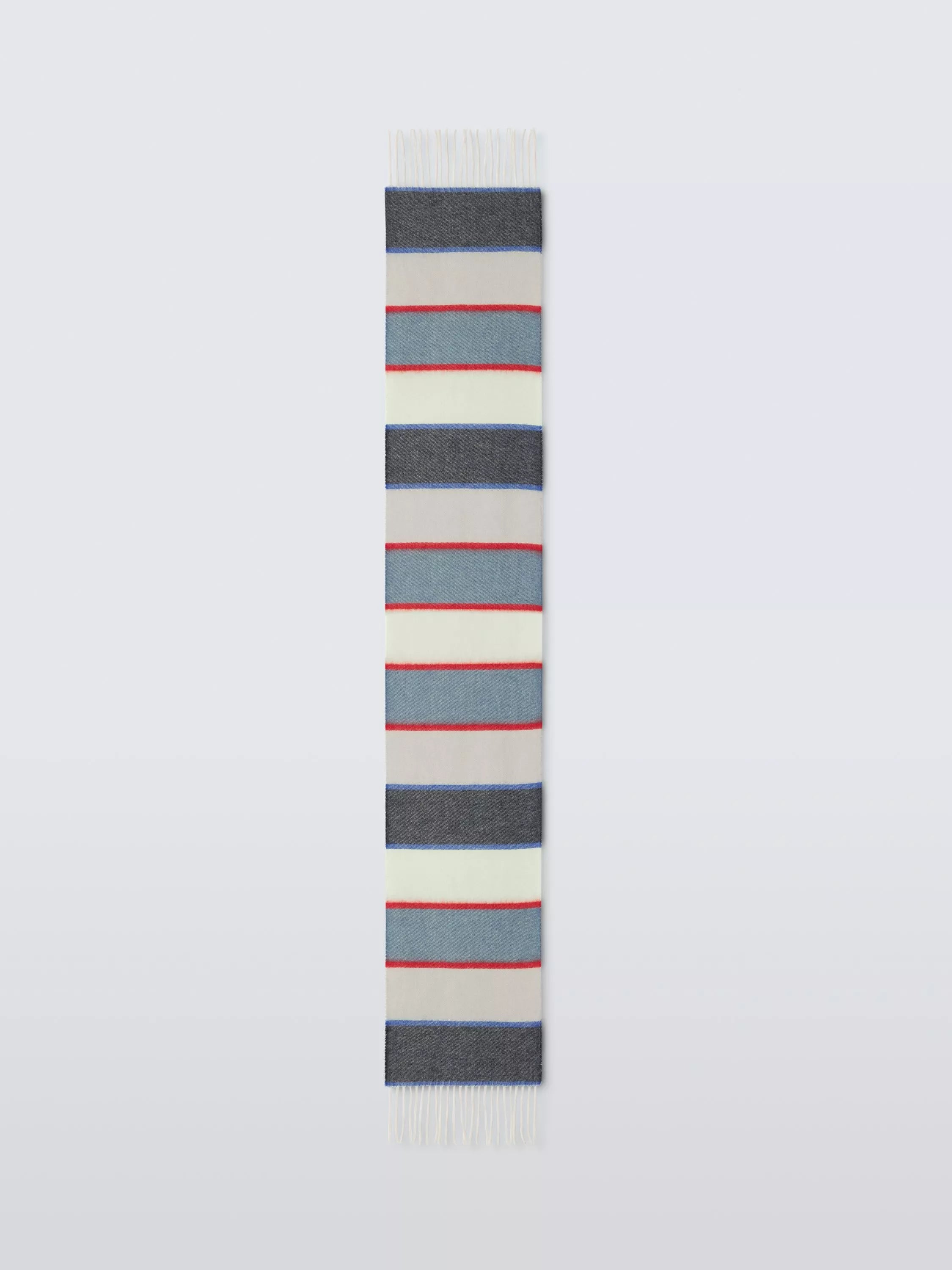 John Lewis Striped Cashmink Scarf Multi - British product
