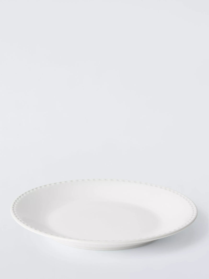 John Lewis Heath stoneware side plate 21cm white, UK version