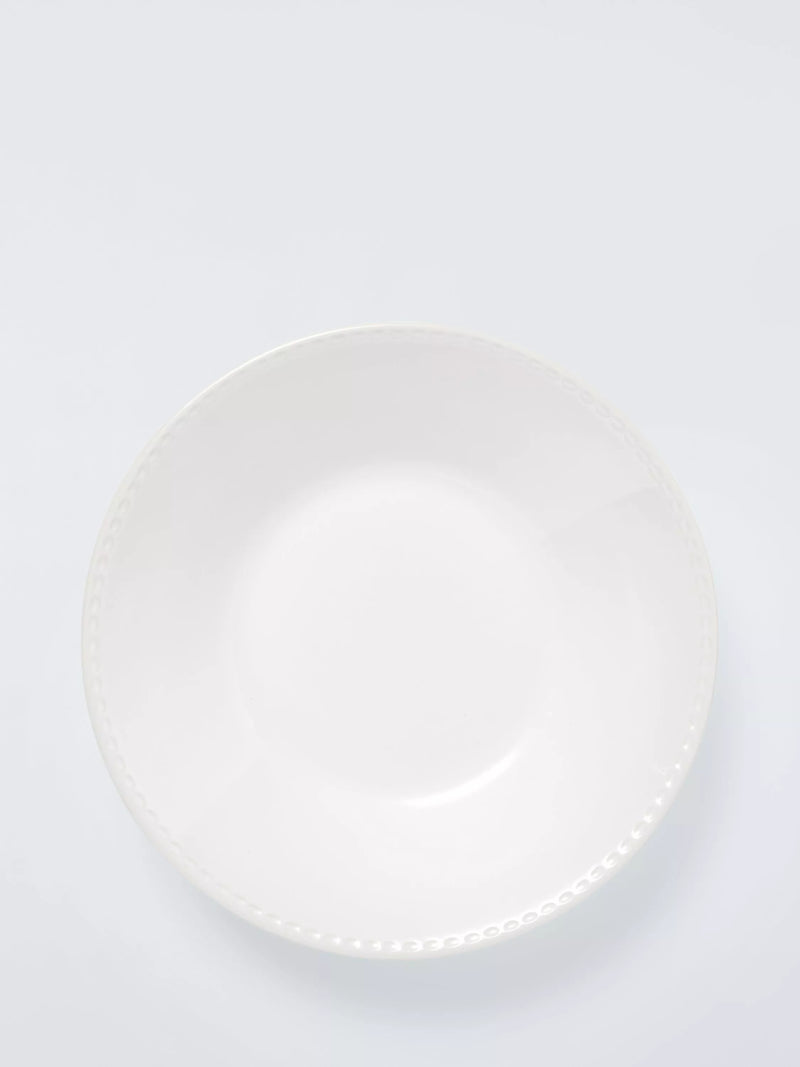 John Lewis stoneware serving bowl white 29cm - British product