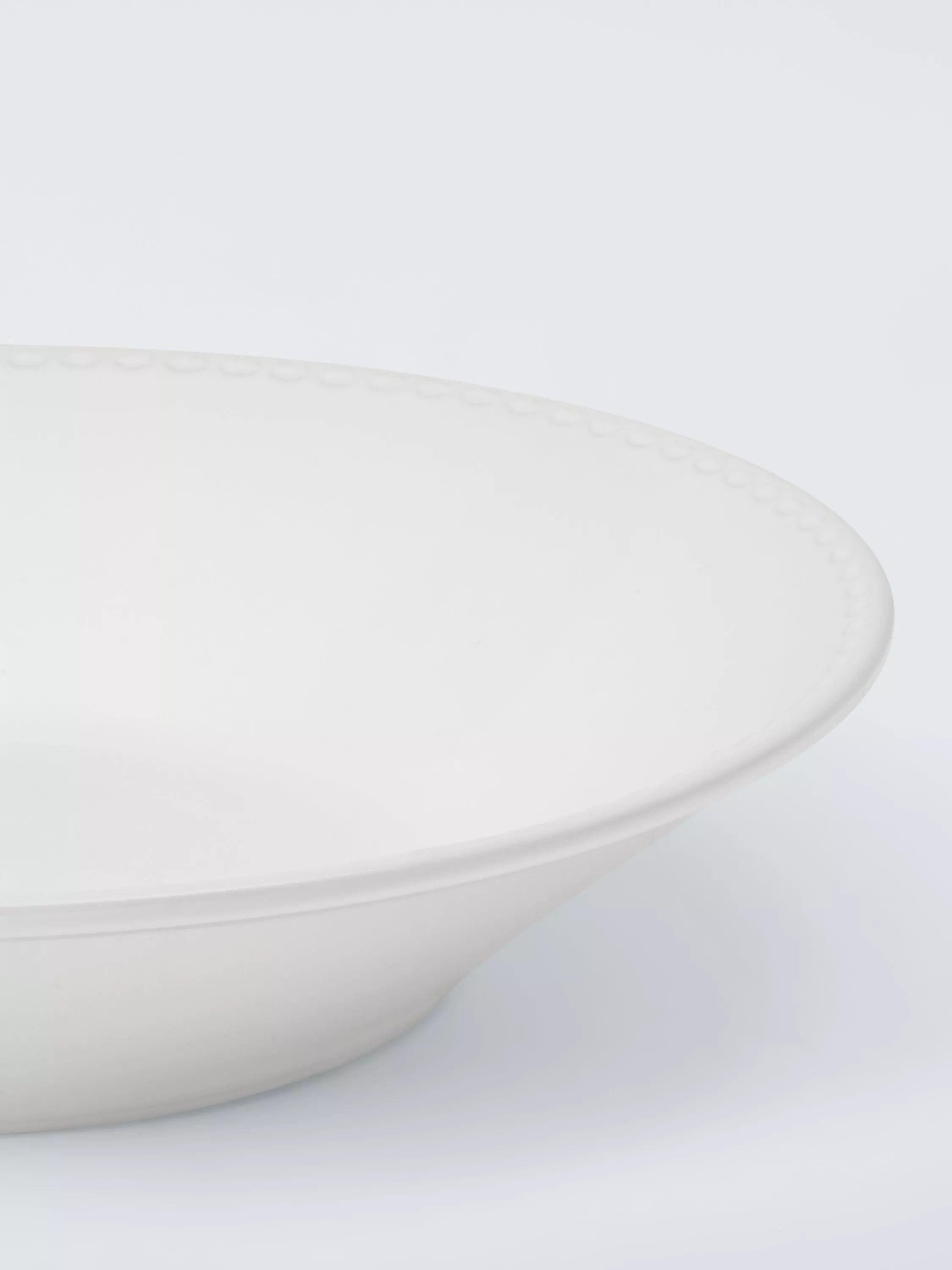 John Lewis stoneware serving bowl white 29cm - British product
