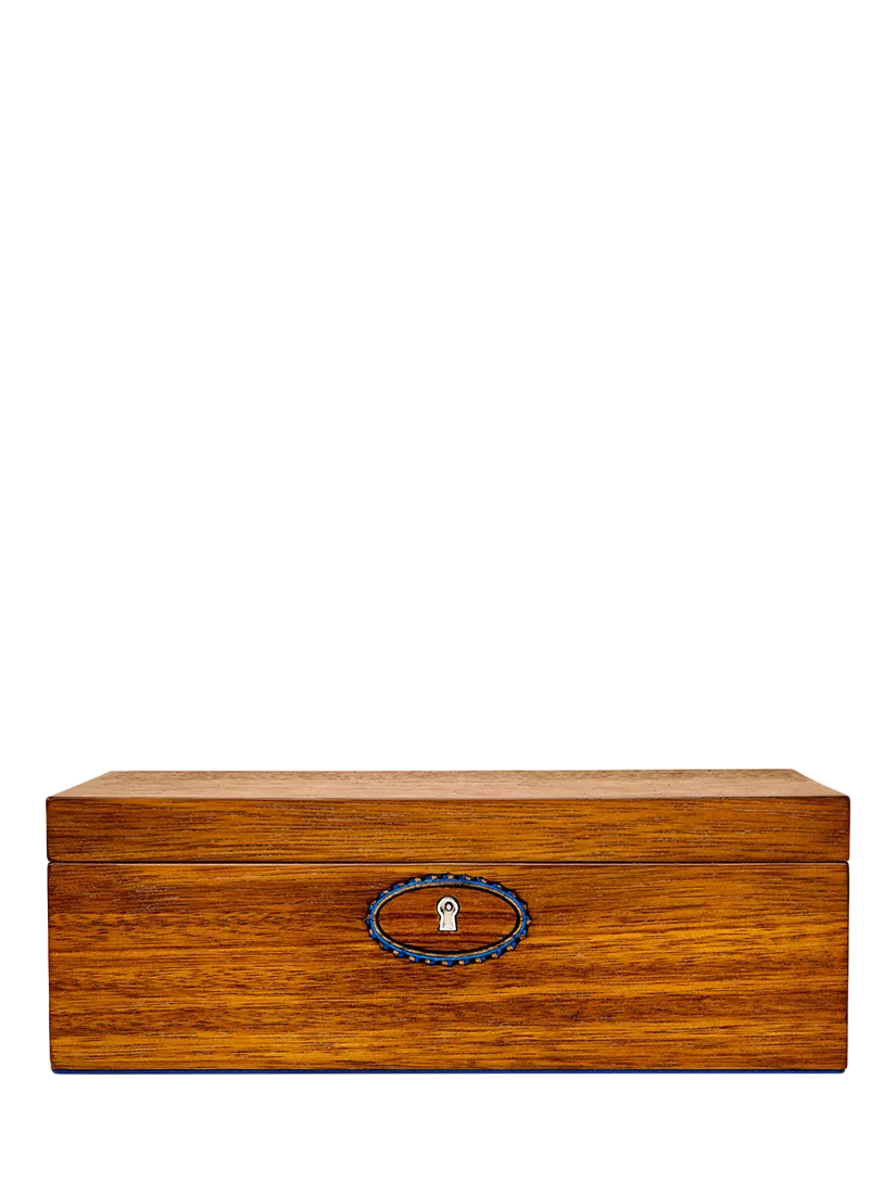 WOLF ballet walnut musical jewellery box, imported from the UK