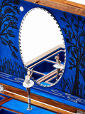 WOLF ballet walnut musical jewellery box, imported from the UK
