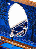 WOLF ballet walnut musical jewellery box, imported from the UK