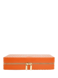 WOLF Maria Quilted Leather Zip Large Jewellery Case