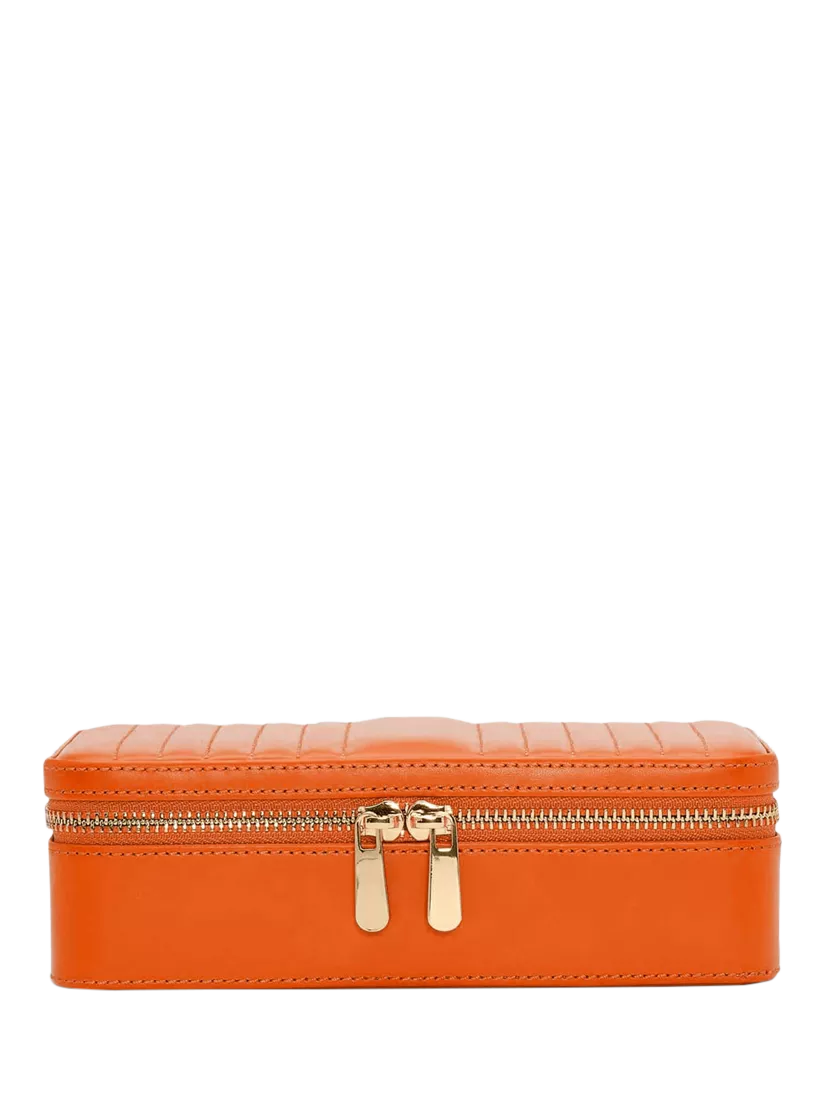 WOLF Maria quilted leather medium jewellery case, UK version