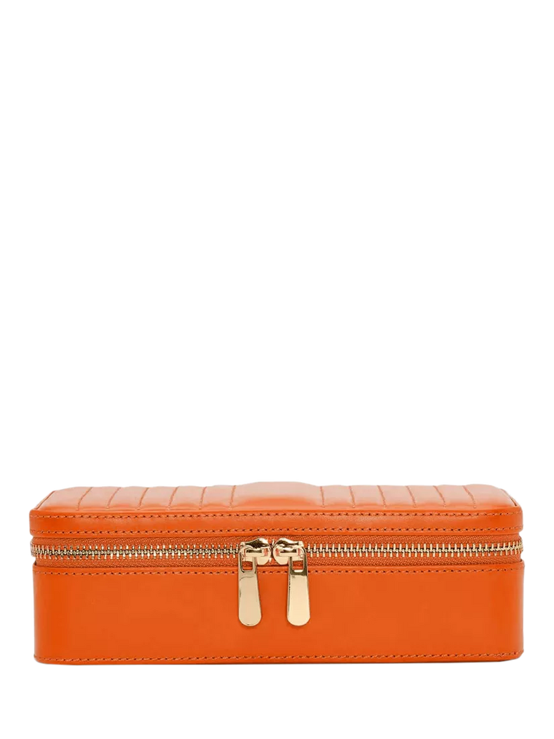 WOLF Maria quilted leather medium jewellery case, UK version