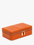 WOLF Maria quilted leather medium jewellery case, UK version