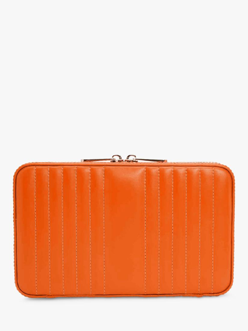 WOLF Maria quilted leather medium jewellery case, UK version