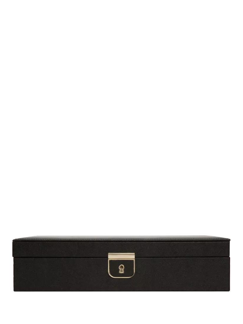 WOLF Palermo medium leather jewellery box (British brand)