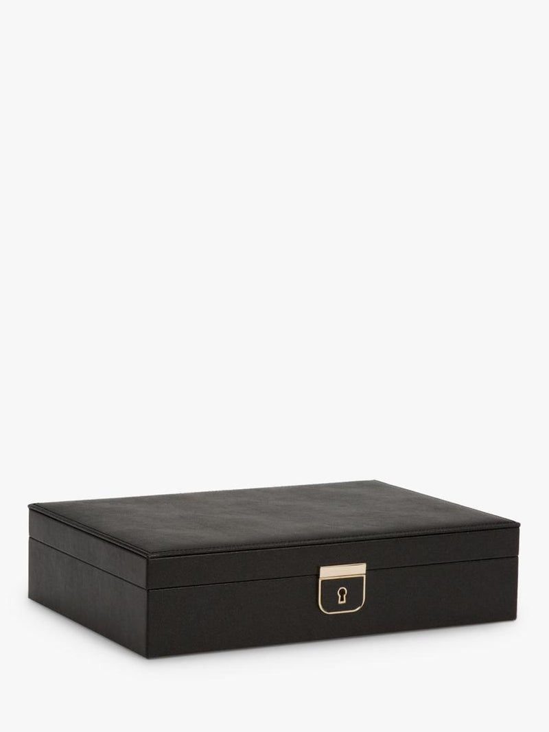 WOLF Palermo medium leather jewellery box (British brand)