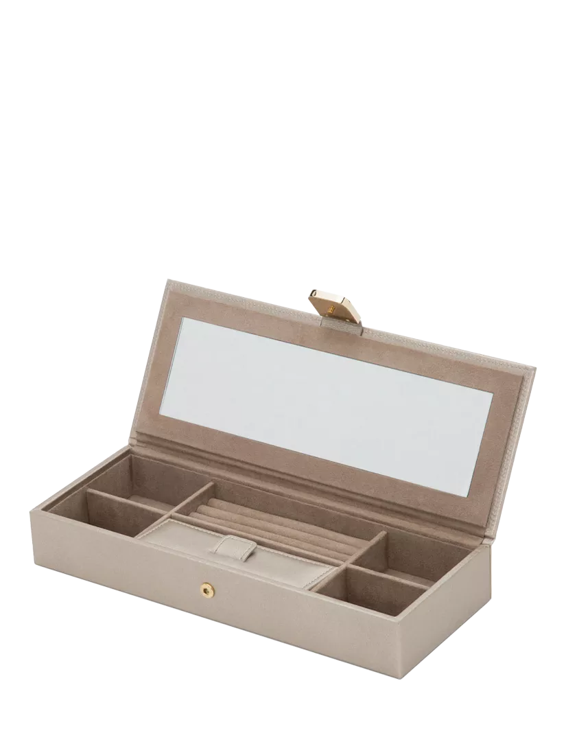 WOLF Palermo leather safety deposit box medium, UK version