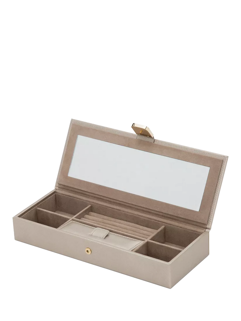 WOLF Palermo leather safety deposit box medium, UK version