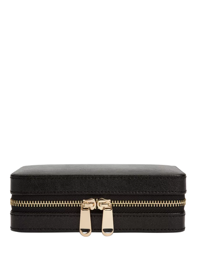 John Lewis WOLF Palermo Leather Zip Travel Jewelry Case- Buy online at McGrocer
