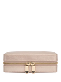 WOLF Palermo Leather Zip Travel Jewelry Case