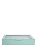 WOLF Sophia Leather Jewellery Box with Window