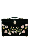 WOLF Zoe jewellery box in velvet, large - British product
