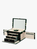WOLF Zoe jewellery box in velvet, large - British product