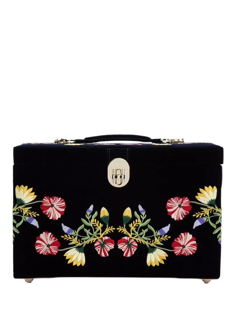 WOLF Zoe Velvet Jewellery Box Large