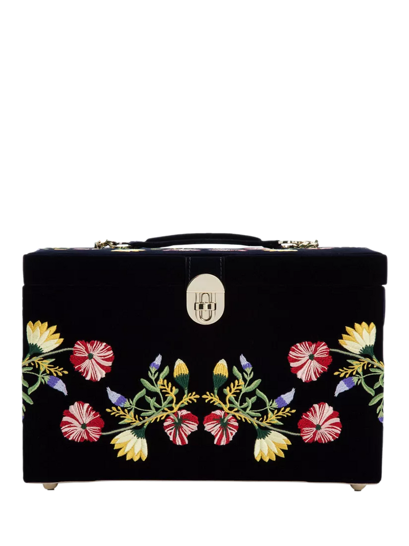 WOLF Zoe Velvet Jewellery Box Large