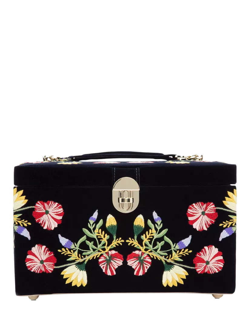 WOLF Zoe Velvet Jewellery Box Medium