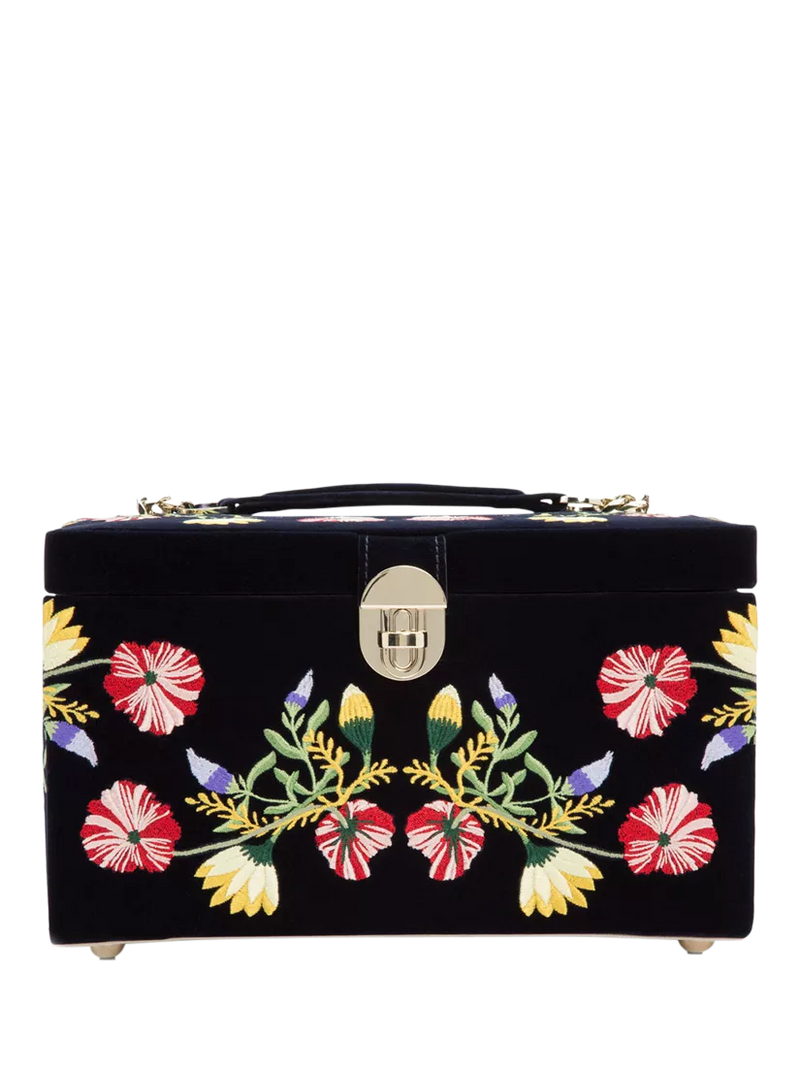 WOLF Zoe Velvet Jewellery Box Medium