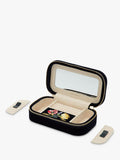 WOLF Zoe velvet rectangular travel jewellery case, UK version